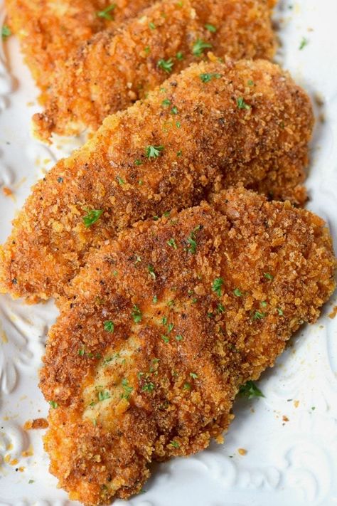 Crispy Breaded Chicken Cutlets-Butter Your Biscuit Crispy Chicken Cutlets, Crispy Breaded Chicken, Freezing Cooked Chicken, Baked Chicken Cutlets, Breaded Chicken Recipes, Chicken Cutlet Recipes, Breaded Chicken Cutlets, Vegan Burrito, Cutlets Recipes