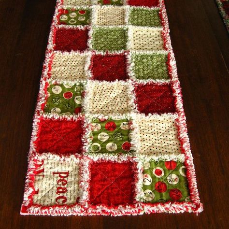 Christmas rag quilt patterns