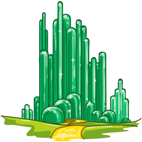 ... we've finally made it to The Emerald City. Description from itembrowser.com. I searched for this on bing.com/images Wizard Of Oz Clipart, Emerald City Wizard Of Oz, City Clipart, City Outline, Skyline Drawing, The Emerald City, Castle Painting, Wicked Witch Of The West, Event Props