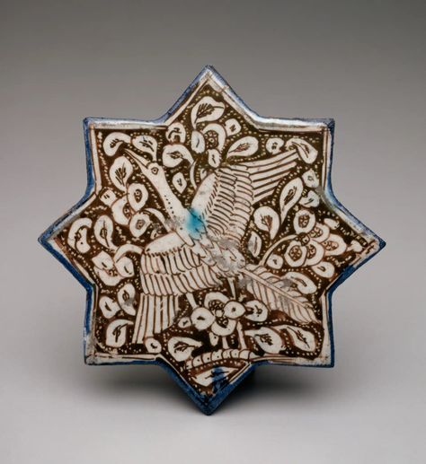 Stepped Garden, Persian Pottery, Islamic Ceramics, Flying Crane, Burning Sun, Detroit Institute Of Arts, Sculptures Céramiques, Glaze Paint, Traditional Tile