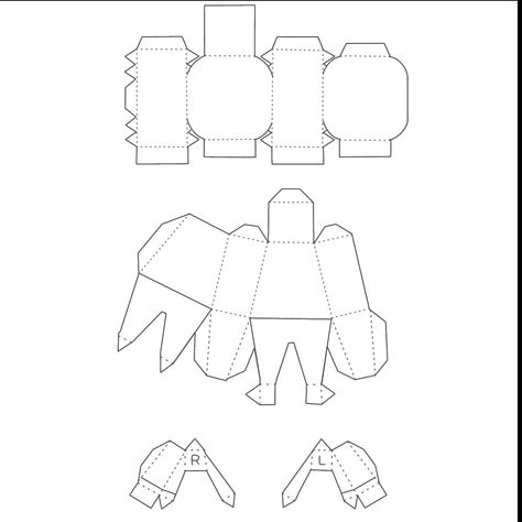 3d Paper Figures Template, Paper Figure Template Blank, How To Make A 3d Paper Doll, Paper Craft Character Template, Blank Papercraft Template, Paper Figures Templates, Papercraft Figure Template, Paper Craft Figure Template, Foldable Templates Printables