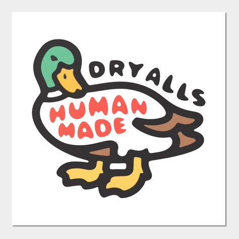 Duck Illustration, Duck Logo, Hypebeast Wallpaper, Drinks Brands, Tshirt Printing Design, Human Made, Font Inspiration, Fashion Illustration Sketches, Shirt Print Design