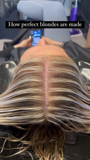 Back To Back Highlights Blondes, Full Foil Highlights Blonde, Highlights With Lowlights, Full Foil, Foil Highlights, Highlights Balayage, Perfect Blonde, Highlights And Lowlights, Color Techniques