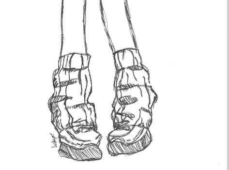 Leg Warmers Outfit, Hair Stenciling, Drawing Legs, Art Bracelet, Leg Warmer, Shoes Drawing, Easy Drawings Sketches, Concept Art Drawing, Sketch Inspiration