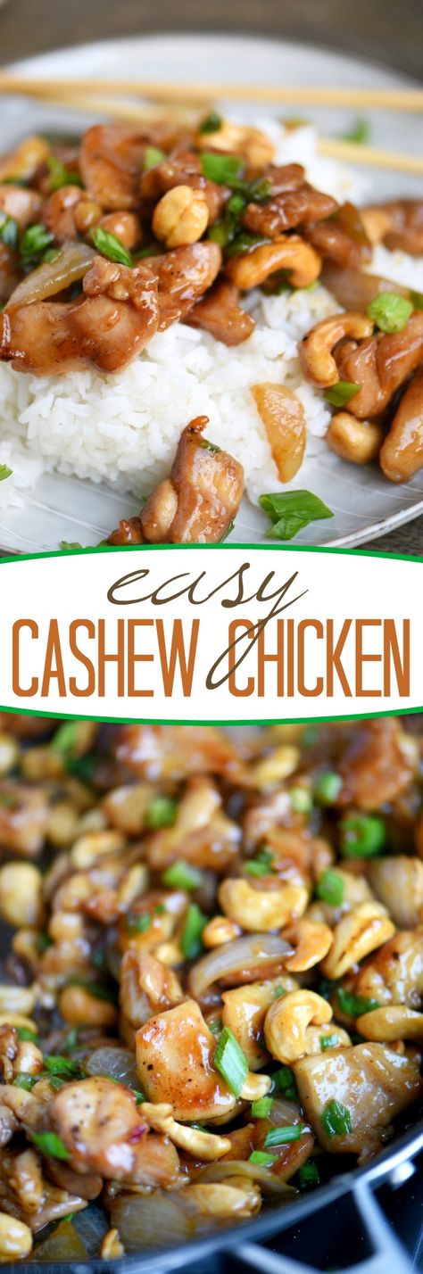 Easy Cashew Chicken Recipe, Easy Cashew Chicken, Malaysia Recipes, Takeout Recipes, Cashew Chicken Recipe, Mom On Timeout, Quick And Easy Dinner Recipes, Better Than Takeout, Rasa Malaysia