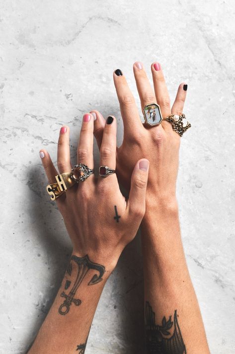 Someone Hand Me the Palazzo Pants — I Tried Every Color of Harry Styles's New Nail Polish Men Nail Polish, Harry Styles Hands, Harry Styles Nails, Mens Nails, Simple Makeup Tips, New Nail Polish, Popsugar Beauty, Skin Care Brands, Nail Polish Designs