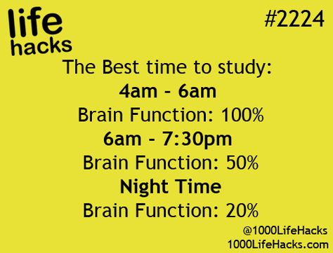 Best Time To Study, 1000 Lifehacks, Studera Motivation, College Life Hacks, 1000 Life Hacks, School Study Tips, College Prep, Life Hacks For School, School Help