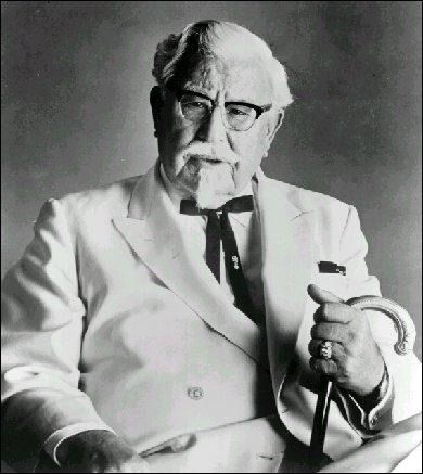 Colonel Harlan Sanders - September 9, 1890-1980) Kentucky Fried Chicken founder. Born in Henryville, Indiana, died in Louisville, buried at Cave Hill Cemetery, in Louisville. Yousuf Karsh, Indiana Girl, Colonel Sanders, Historical People, National Portrait Gallery, Portrait Gallery, Grace Kelly, History Facts, His Hands