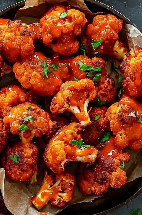 Crispy Cauliflower Buffalo Wings: A Spicy Veggie Delight Baked Coliflower, Crispy Buffalo Cauliflower, Rich Things, Side Veggies, Baked Cauliflower Recipe, Buffalo Cauliflower Recipes, Crispy Cauliflower, Mustard Chicken Recipes, Slow Cooker Teriyaki Chicken