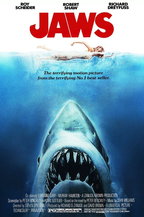 Released June 1970. Directed by Steven Spielberg. Starring Roy Scheider, Richard Dreyfuss & Robert Shaw. Disney Movie Trivia, Jaws Movie Poster, Famous Movie Posters, John Wesley Shipp, 80s Movie Posters, Jaws Movie, Robert Englund, Poster Graphics, Film Vintage