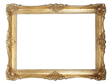 Museum Frame Template, Golden Frame Aesthetic, Gold Frame Transparent Background, Acomaf Aesthetic, Fancy Photo Frames, Golden Frame Png, Graphic Design Calendar, Golden Portrait, Fancy Painting