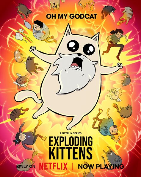 Exploding Kittens, Tom Ellis, Tattoo Design Drawings, Netflix Series, No Problem, Satire, Go Outside, South Park, Cartoon Animals