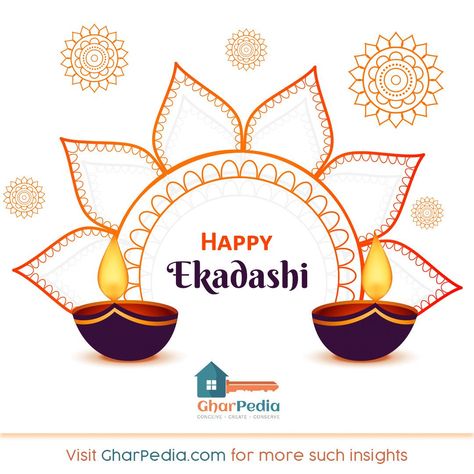 GharPedia wishes you a Happy Ekadashi! ✨ Happy Ekadashi Images, Ekadashi Images, Dev Diwali, Cake And Flowers, Radha Painting, Online Flower Delivery, Paint Buckets, Happy Good Morning Quotes, Order Cake