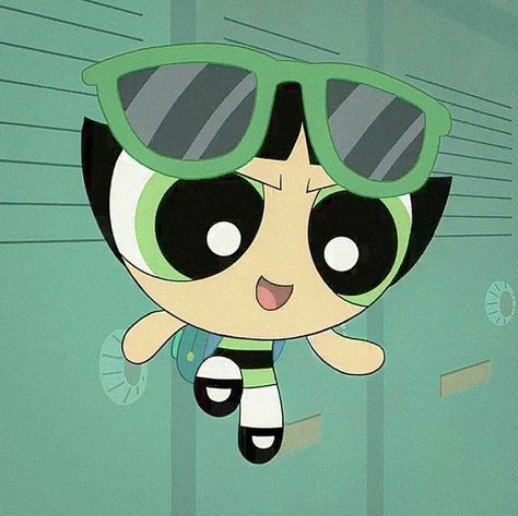 Buttercup Icon Powerpuff, Buttercup Powerpuff Girls Aesthetic, Powerpuff Buttercup, Buttercup Powerpuff Girl, Powerpuff Kızları, Mint Green Wallpaper Iphone, Power Puff Girls Z, Powerpuff Girls Wallpaper, Childhood Characters