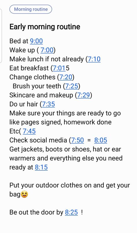 Wake Up At 7 Am Routine, School Morning Routine Leave At 8 Wake Up At 7, Morning Routine School Leave At 8:00, Morning Routine 7:00 To 8:00 For School, School Morning Routine Leave At 8, Early Morning Outfit, Moring Routine, Early Morning Routine, Before School Routine