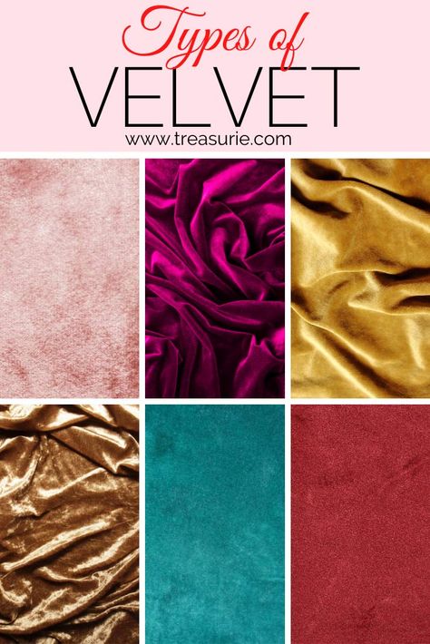 Types Of Velvet Fabric, Velvet Colors Fabric, Sewing Velvet, Valima Dress, Clothing Fabric Patterns, Types Of Silk Fabric, Match Velvet, Soft Toys Making, Crushed Velvet Fabric