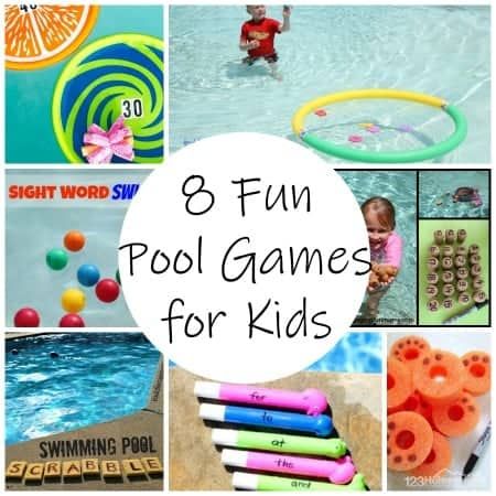 Pool Games To Play, Pool Games For Kids, Fun Pool Games, Preschool Apple Activities, Swimming Pool Games, Children Swimming Pool, Water Games For Kids, Pool Activities, Fun Fall Activities