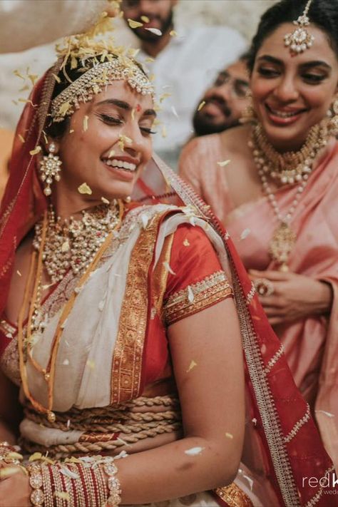 South Indian Bride Jewellery, Indian Wedding Aesthetic, Sobhita Dhulipala, Indian Brides Jewelry, South Indian Bride Saree, Indian Bride Makeup, Telugu Wedding, Wedding Planning Ideas, Decor Shopping