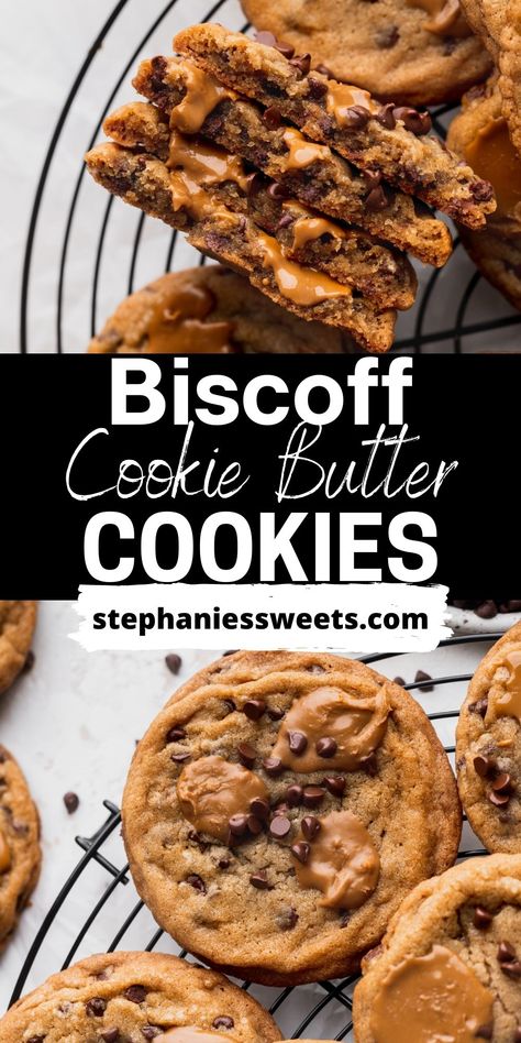 Lotus Cookie Butter Cookies, Snacks With Cookie Butter, No Bake Biscoff Cookies, Chocolate Chip Biscoff Cookies, Cookie Recipes Biscoff, Recipe With Cookie Butter, Types Of Cookies To Make, Uses For Cookie Butter, Cookies For Farmers Market