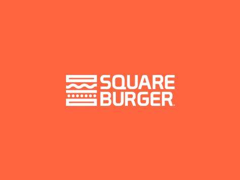 Square Burger by MASE Square Burger, Restaurant Branding Identity, Burger Logo, Best Logos, Geometric Logo Design, Inspiration Logo Design, Coffee Shop Logo, Logo Design Inspiration Branding, Food Logo Design