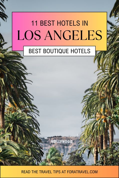 Indulge in the epitome of luxury with our expert-curated 11 Best Hotels in Los Angeles' 🏨✨ Experience the allure of LA's finest accommodations, where opulence meets impeccable service. 🌟🌴 From glamorous rooftop retreats with breathtaking views to elegant hideaways nestled in the heart of the city, each hotel is a masterpiece of refined hospitality. 🍾🥂 #LuxuryHotels #LosAngeles #TravelInStyle #BrianaBell #ForaTravel" Hotels In Los Angeles, Unique Hotels, Cheap Hotels, Breathtaking Views, Best Hotels, Travel Style, Luxury Hotel, West Coast, In The Heart