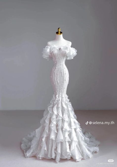 Wedding Dresses Extravagant Ball Gowns, Elegant Fancy Dresses, Hey Couture Wedding Dress, Fish Tail Dress, Mermaid Look, Fashion Party Dress, Elegant Party Dress, Gowns Dresses Elegant, 파티 드레스