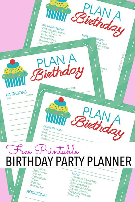 Kids Party Planning Tips for a Stress ... Kids Birthday Party Planner, Easy Kids Party, Birthday Party Checklist, Kids Party Planning, Birthday Party Planner, Party Checklist, Easy Parties, Printable Checklist, Birthday Party Planning