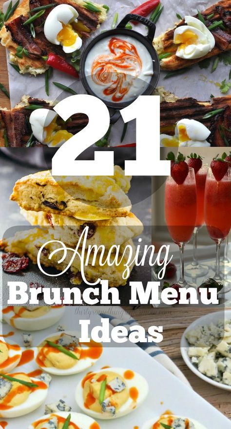 21 of the most mouth watering and delicious looking Brunch Menu Ideas that will please everyone on your guest lists, even the pickiest of eaters! Breakfast Menu Ideas, Easy Brunch Menu, Brunch Party Menu, Christmas Brunch Menu, Brunch Menu Ideas, Brunch Mesa, Chicken Thights Recipes, Fest Mad, Great Chicken Recipes