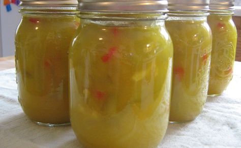 Mustard Pickles The recipe is an old Prince Edward Island favourite 4 cups diced onions 8 cucumbers 1 medium cauliflower 2 medium sweet red ... Frozen Tart Shells, Chow Chow Relish, Green Tomato Salsa, Boiled Dinner, Pecan Tarts, Vegetable Stand, Mustard Pickles, Relish Recipes, Kitchen Party