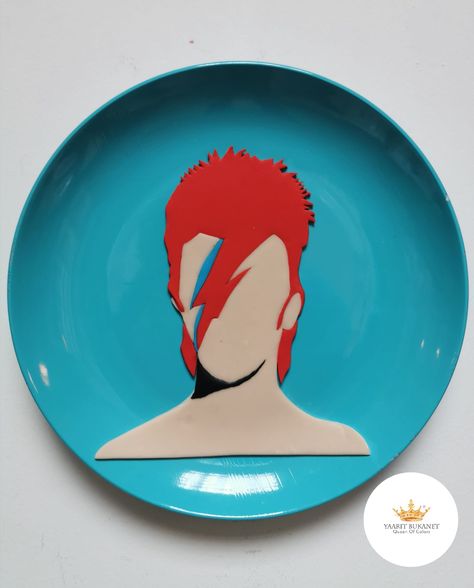 Music Ceramic Art, David Bowie Painting Easy, Pop Art Pottery, Styling Home, Girls Room Design, Bowie Art, Clay Artist, Record Art, Cerámica Ideas