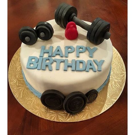 gym fit cakes | Fitness, Health & Well-Being | Fitness-Inspired Cakes, Because Fit ... 18th Birthday Cake For Guys, Bolo Crossfit, Surfboard Cake, Fitness Cake, Gym Cake, Birthday Cake For Boyfriend, Cake For Boyfriend, 25th Birthday Cakes, Dad Birthday Cakes