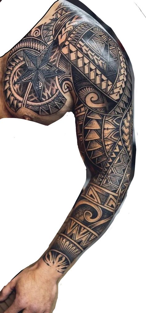 Tattoo Styles For Men, Hals Tattoo Mann, Polynesian Tattoo Sleeve, Tattoo Bras Homme, Tato Maori, Egyptian Tattoo Sleeve, Full Sleeve Tattoo Design, Men Tattoos Arm Sleeve, Maori Tattoo Designs