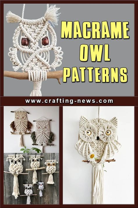 Small Macrame Owl Tutorial, Owl Macrame Wall Hanging, Macrame Owl Keychain Pattern Free, Macrame Owl Pattern Free Easy, Owl Macrame Pattern Free, Macrame Owl Tutorial Diy Free Pattern, Owl Macrame Tutorial, Macrame Owl Pattern Free, Macrame Hummingbird