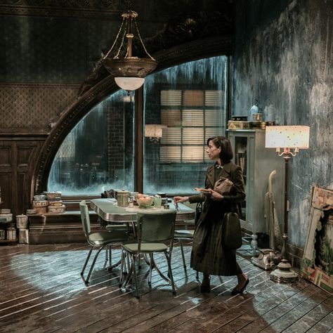 The Glass Menagerie, Shape Of Water, Guest Bedroom Makeover, The Shape Of Water, Interior Design Kitchen Small, Water Aesthetic, Movie Shots, Movie Sets, Film Set