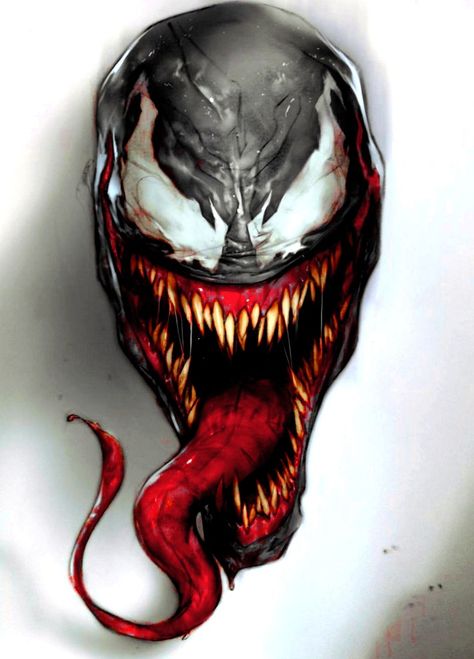 Venom Pictures, Venom Tattoo, Ben Oliver, Venom Face, Punisher Logo, Venom Art, Venom Comics, Marvel Tattoos, C Tattoo