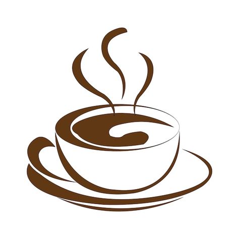 A cup of coffee icon logo vector design ... | Premium Vector #Freepik #vector #espresso #latte #mocha #cappuccino Cup Of Coffee Vector, Coffee Icon Logo, Coffee Shop Design Logo, Ly Cafe, Coffee Cup Logo, Coffee Cup Icon, Mocha Cappuccino, Cup Of, Coffee Icon