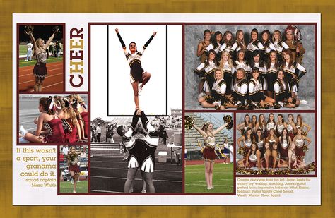 something for cheer but I like how its put together Yearbook Mods, Yearbook Class, Yearbook Staff, Yearbook Spreads, Yearbook Layouts, Yearbook Pages, Yearbook Covers, Yearbook Themes, Corporate Brochure Design