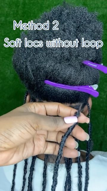 Soft Locs Vs Faux Locs, Crochet Locks Hair Faux Locs, Faux Locs Install, Soft Loc Styles, Crochet Soft Locs, Dread Journey, 4c Hair Growth, Crochet Loop, Faux Locks