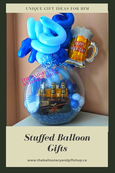 Bobo Balloon For Men, Bobo Balloon Ideas For Men, Stuffed Balloon Ideas, Balloon Stuffing Ideas, Stuffed Balloon Ideas Gifts, Balloons Craft, Ballon Business, Bobo Balloons, Stuffed Balloons