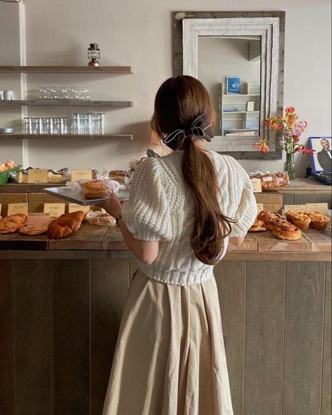 stella 🕊️ on Twitter Morgan Elizabeth, Cute Bakery, Shy Girl, Coffee Shop Aesthetic, Blue Aesthetic Pastel, Shy Girls, Bakery Shop, Aesthetic Coffee, Aesthetic Women