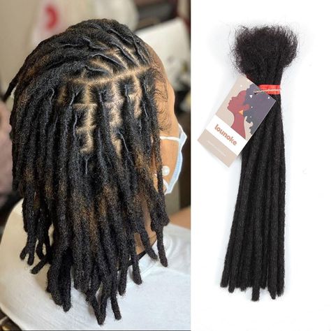 Loc Extensions Styles, Swimming Hair, Loc Extensions Human Hair, Hair Dreadlocks, Locs Styles, Hair Details, Loc Extensions, Starter Locs, Dreadlock Extensions