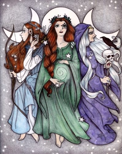 devi - Is there a concept of Triple Goddess in Hinduism according to stages of life? - Hinduism Stack Exchange Maiden Mother Crone, Wiccan Art, Pagan Goddess, Nature Goddess, Pagan Art, Celtic Mythology, Three Women, Sacred Feminine, Mother Goddess