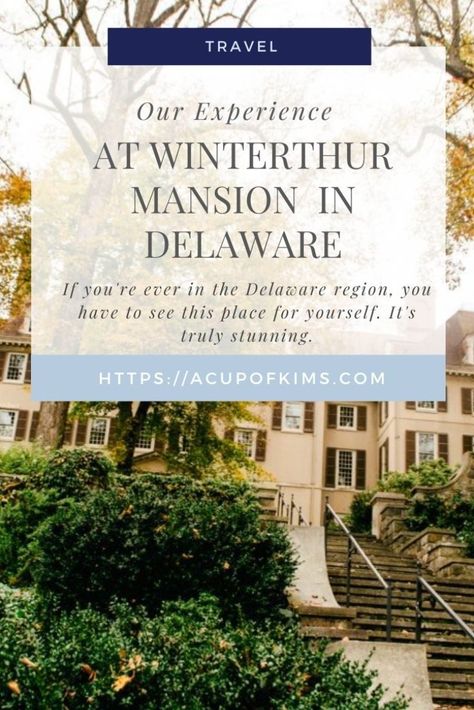 Have you been to Winterthur Mansion & Gardens in Delaware? If not, you should add this to your must-see list! Click our post to read our experience. Historical Homes, The Mansion, Winterthur, South Central, Down South, Be Different, Delaware, Us Travel, Day Trips