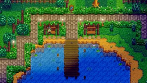 Stardew Farms, Stardew Valley Layout, Stardew Valley Tips, Stardew Valley Farms, Valley Game, Stardew Valley Fanart, Farm Layout, Valley City, Valley Village