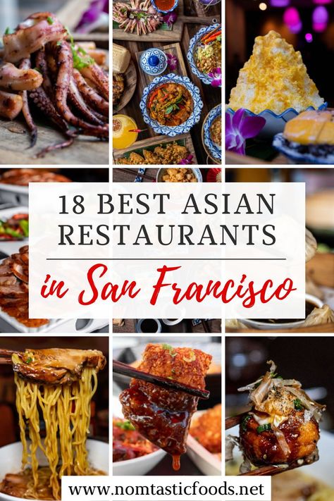 Craving Asian food in SF? If you're wondering where to eat in SF for Asian restaurants, check out our list of the best spots from a local! Best Asian Restaurants in San Francisco // Best Asian Food in San Francisco // Best Asian Food SF // Best Asian Restaurants SF // Where to Eat Asian Food in SF // Best Chinese Restaurants in SF // Best Chinese Food in San Francisco #BestAsianRestaurantsInSF #BestAsianFoodInSF #BestChineseFoodInSF San Francisco Dinner, Restaurants In San Francisco, Sf Restaurants, San Francisco Travel Guide, To Do In San Francisco, San Francisco Food, Chinese Restaurants, San Francisco Restaurants, Midwest Travel