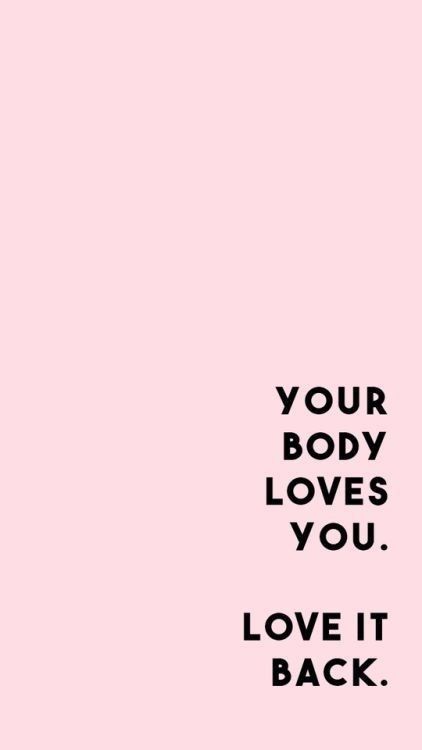 Body Positive Quotes, Recovery Quotes, Vie Motivation, Love My Body, Happy Words, Body Love, Self Love Quotes, Fitness Quotes, Pink Background