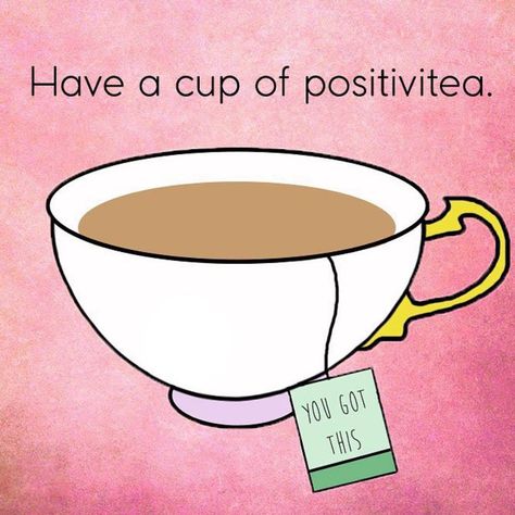 Funny Pun: Positivitea (Positivity) No Ordinary Girl, Fat Burning Tea, Tea Quotes, Humor Grafico, My Cup Of Tea, E Card, Infp, Instagram Captions, Tea Lover