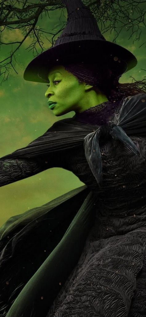 elphaba #wicked #wallpaper #lockscreen #green #wickedmovie #elphaba Elphaba Wallpaper, Wicked Background, Elphaba Aesthetic, Elphaba Cosplay, Wicked 2024, Wicked Wallpaper, Elphaba Wicked, Comics With Unexpected Endings, Wicked Elphaba