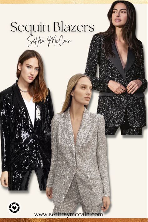 Silver sparkly sequin blazers, holiday party, holiday outfits, NYE outfit, NYE blazer, NYE party Follow my shop @styledbysetitra on the @shop.LTK app to shop this post and get my exclusive app-only content! #liketkit #LTKHoliday #LTKSeasonal @shop.ltk Black Sequin Blazer Outfit, Silver Blazer Outfit, Party Holiday Outfits, Sequin Blazer Outfit, New Years Outfits, Faux Leggings, Silver Blazer, Nye Outfits, Sequin Blazer