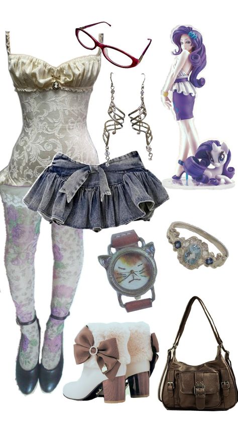 #outfitinspo #mylittlepony #rarity Mlp Rarity Cosplay, Rarity Halloween Costume, Rarity Outfit Ideas, Rarity Inspired Outfits, Rarity Outfits, Rarity Cosplay, Rarity Costume, Rarity Aesthetic, Mlp Outfits